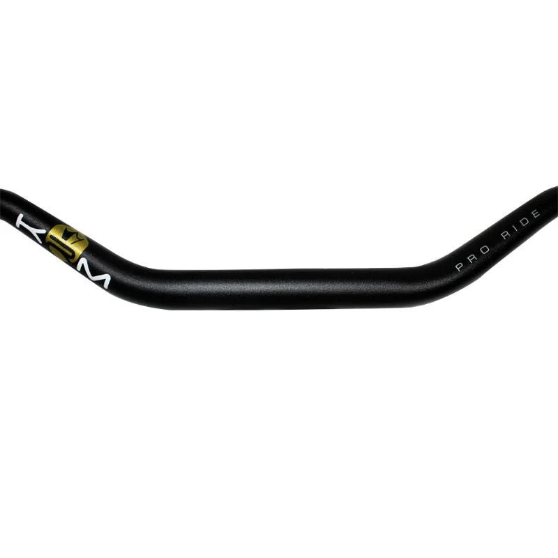 Guidon moto Alu haute perfomance KRM - Ø28,6mm noir/or – Image 2