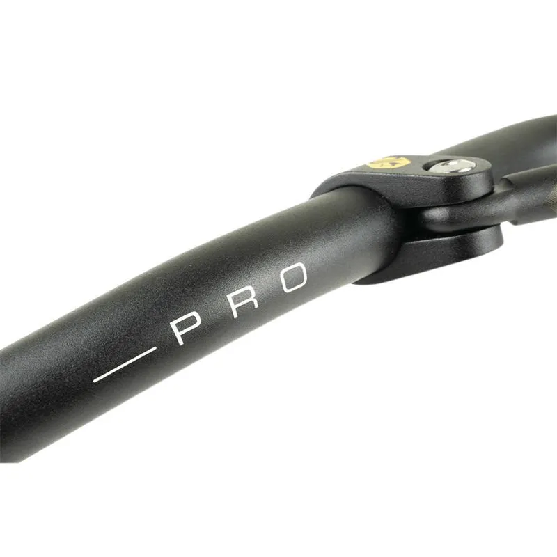 Guidon moto 22.2 mm + barre de renfort | KRM PRO RIDE ALU NOIR/JAUNE – Image 3