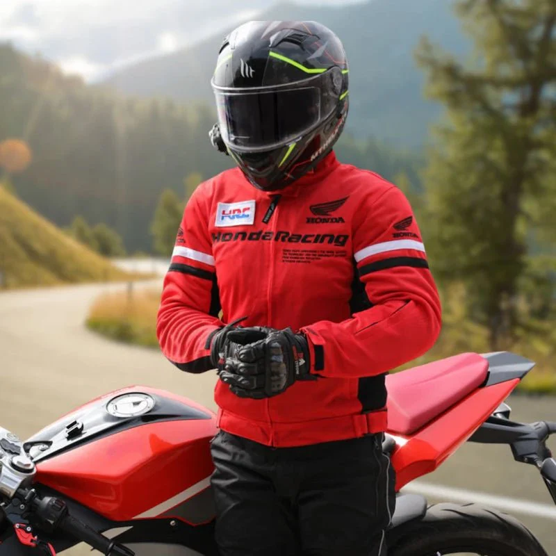 Blouson protection moto été | Honda Racing HRC rouge – Image 9
