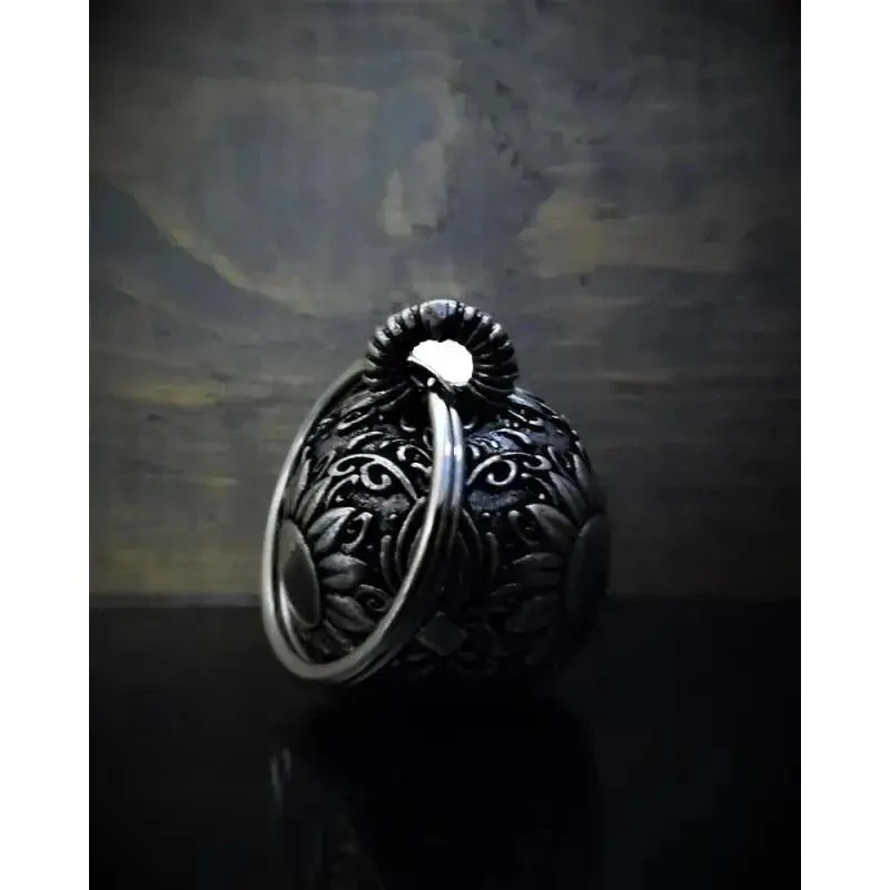 Cloche de moto Bravo Bells "Crâne Las Muertas " – Image 3