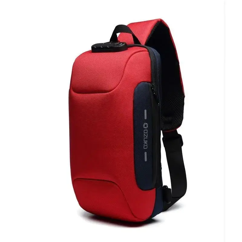 Sac bandoulière motard avec Antivol – Image 3